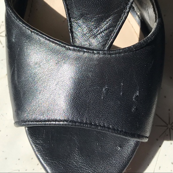 Vince Camuto Black leather heels - Picture 5 of 5